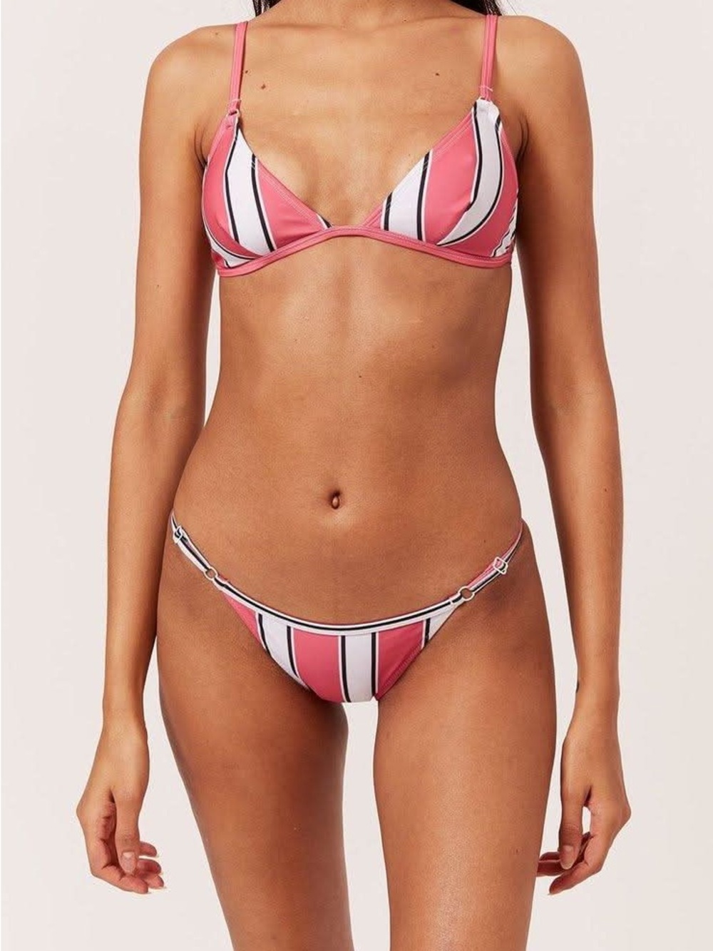 Revolve Solid & Striped The Lulu Bikini Set Cosmic Stripe NWT